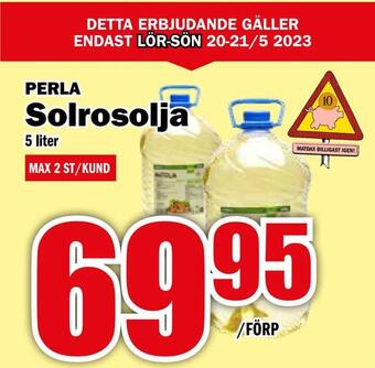 Matdax Solrosolja erbjuda