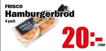 Matdax Hamburgerbröd erbjuda