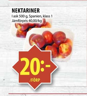 Matvärlden Tensta Nektariner erbjuda