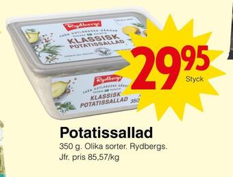 Matöppet Potatissallad erbjuda