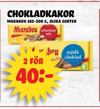 Nelins Chokladkakor erbjuda