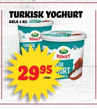 Nelins Turkisk yoghurt erbjuda