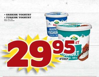 Nya Pulsen Grekisk yoghurt • turkisk yoghurt erbjuda