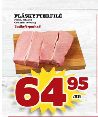 Supergrossen Fläskytterfilé erbjuda