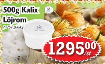 T-jarlen 500g kalix löjrom erbjuda