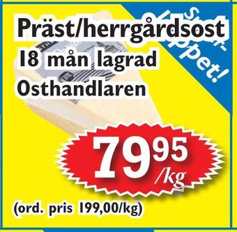 Präst/herrgårdsost