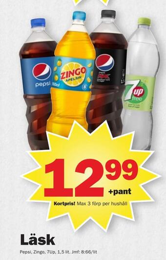 Pekås Läsk erbjuda