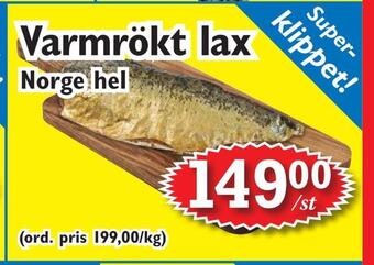 Varmrökt lax