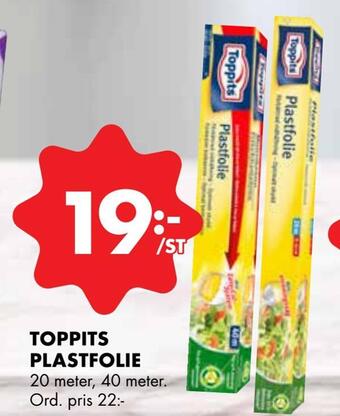ÖoB Toppits plastfolie erbjuda