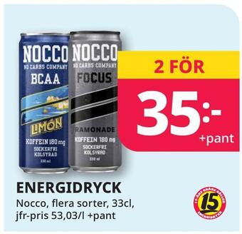 Tempo Energidryck erbjuda