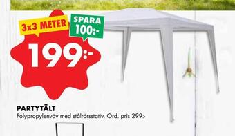 ÖoB Partytält erbjuda