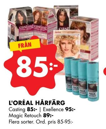ÖoB L'oréal hårfärg erbjuda