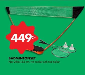 ÖoB Badmintonset erbjuda