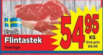 Supergrossen Färsk Flintastek erbjuda