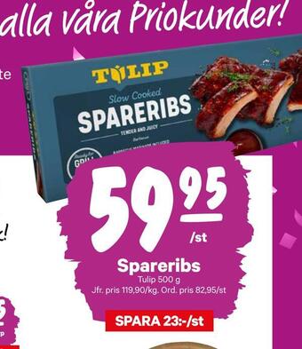 City Gross Spareribs erbjuda