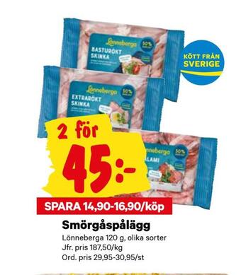City Gross Smörgåspålägg erbjuda