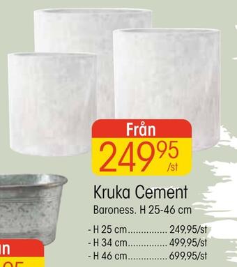 EKO Kruka cement erbjuda