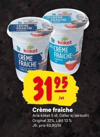 City Gross Crème fraîche erbjuda