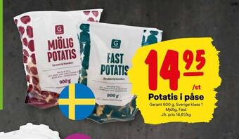 City Gross Potatis i påse erbjuda