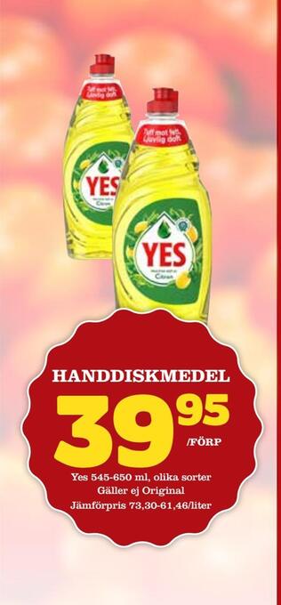Bonum Matmarknad Handdiskmedel erbjuda