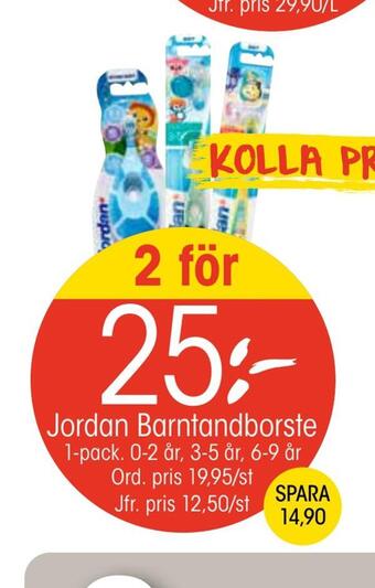 Jordan barntandborste