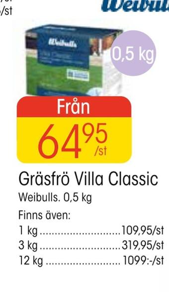 EKO Gräsfrö villa classic erbjuda