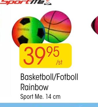 EKO Basketboll/fotboll rainbow erbjuda