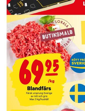 City Gross Blandfärs erbjuda