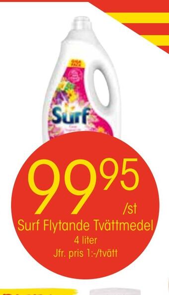 EKO Surf flytande tvättmedel erbjuda