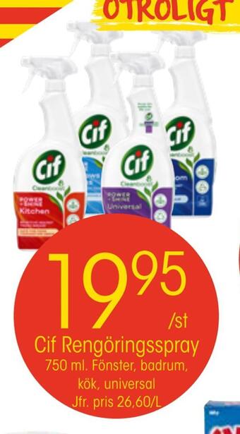 EKO Cif rengöringsspray erbjuda