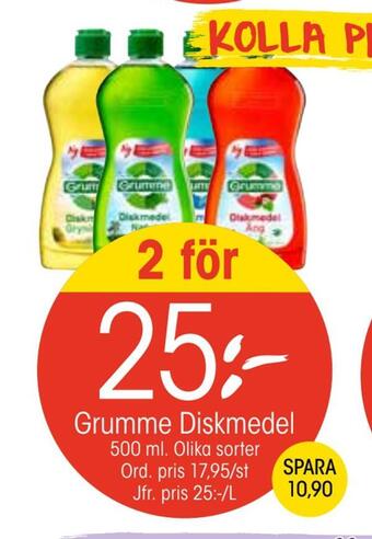 EKO Grumme diskmedel erbjuda