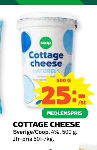Stora Coop Cottage cheese erbjuda