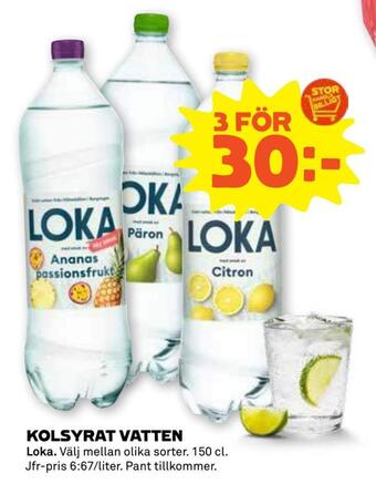 Stora Coop Kolsyrat vatten erbjuda