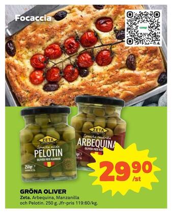 Stora Coop Gröna oliver erbjuda