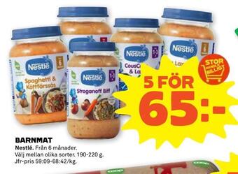 Stora Coop Barnmat erbjuda
