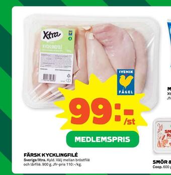 Stora Coop Färsk kycklingfilé erbjuda