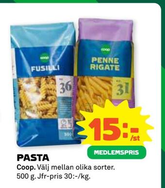 Stora Coop Pasta erbjuda
