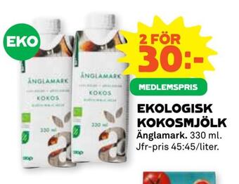 Stora Coop Ekologisk kokosmjölk erbjuda