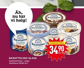 Willys Barattolino glass erbjuda