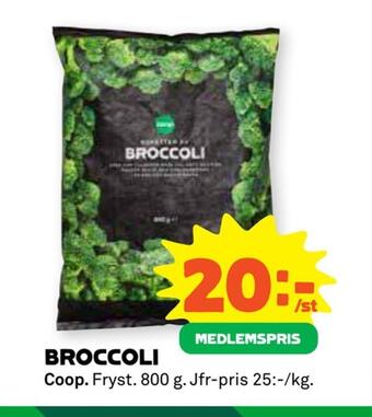 Coop Forum Broccoli erbjuda