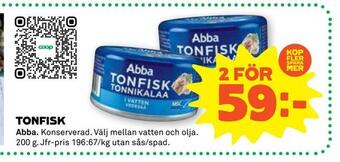 Coop Forum Tonfisk erbjuda