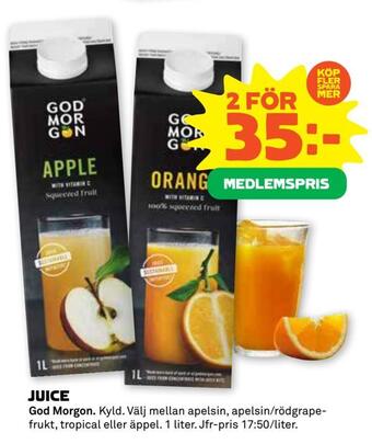 Coop Forum Juice erbjuda