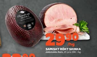 Samiskt rökt skinka