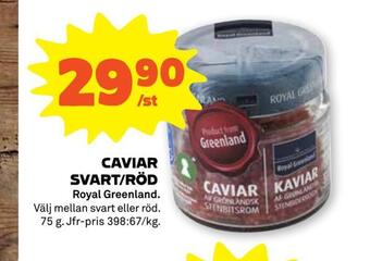 Coop Forum Caviar svart/röd erbjuda