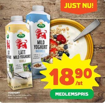 Coop Forum Yoghurt erbjuda