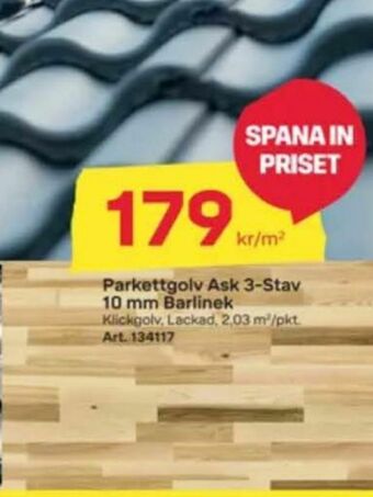 Byggmax Barlinek Parkettgolv erbjuda