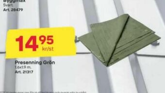 Byggmax Presenning erbjuda