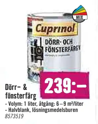 Hornbach Dörr- & fönsterfärg erbjuda
