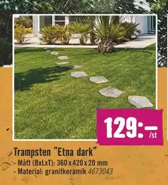 Hornbach Trampsten etna dark erbjuda