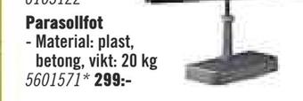 Hornbach Parasollfot erbjuda